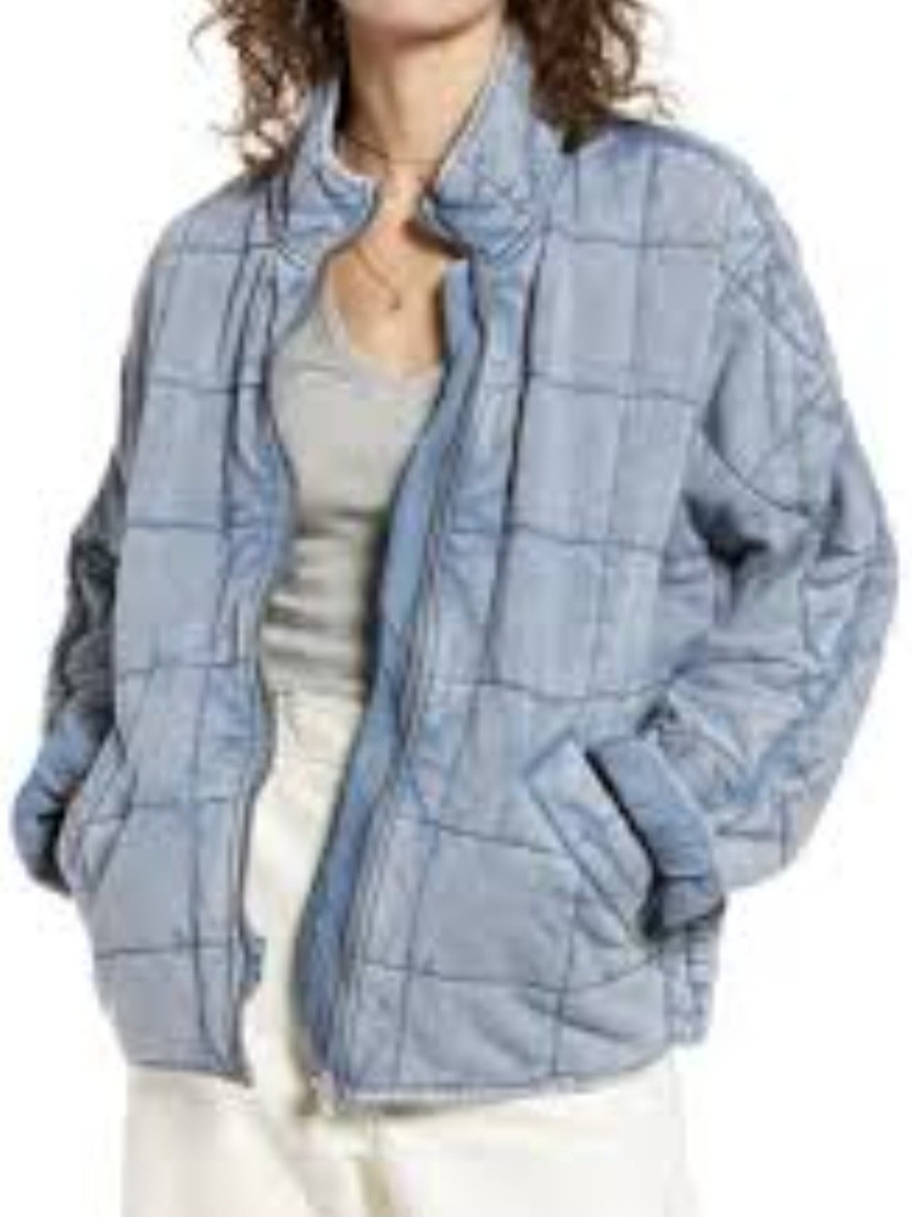 Free People Dolman Quilted Jacket Sz Small $198